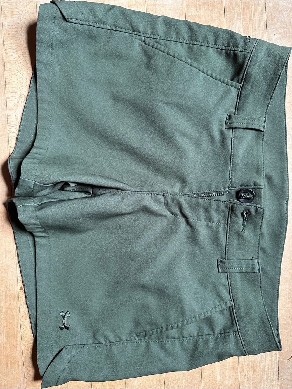 Under Armor Olive Green Athletic Shorts